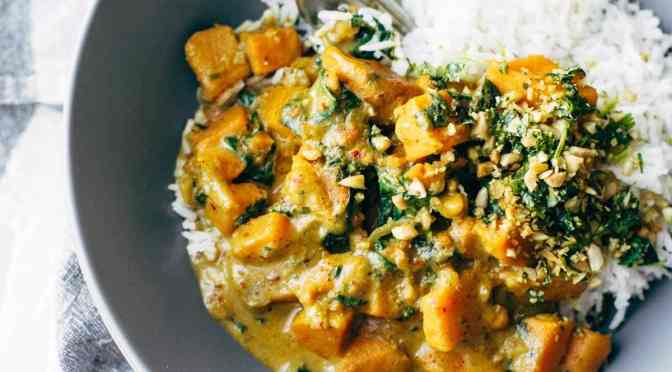 creamy thai sweet potato curry